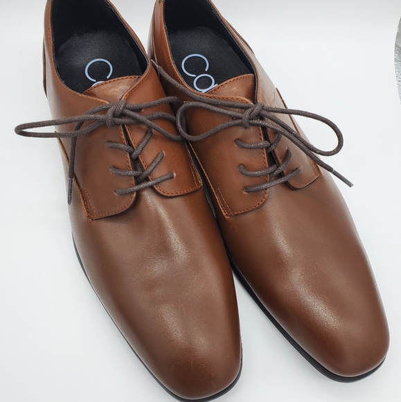 Calvin Klein Other - NWOT Calvin Klein Lucca Leather Shoes. Size 11.5